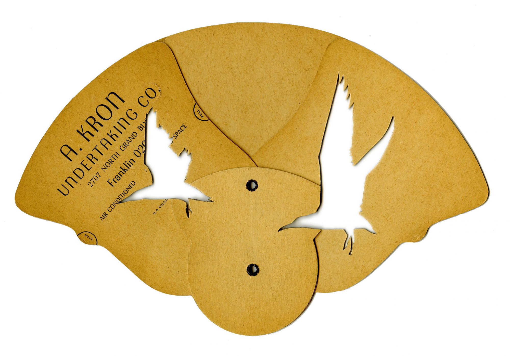 Bird Flew (A. Kron Undertaking Co. front)