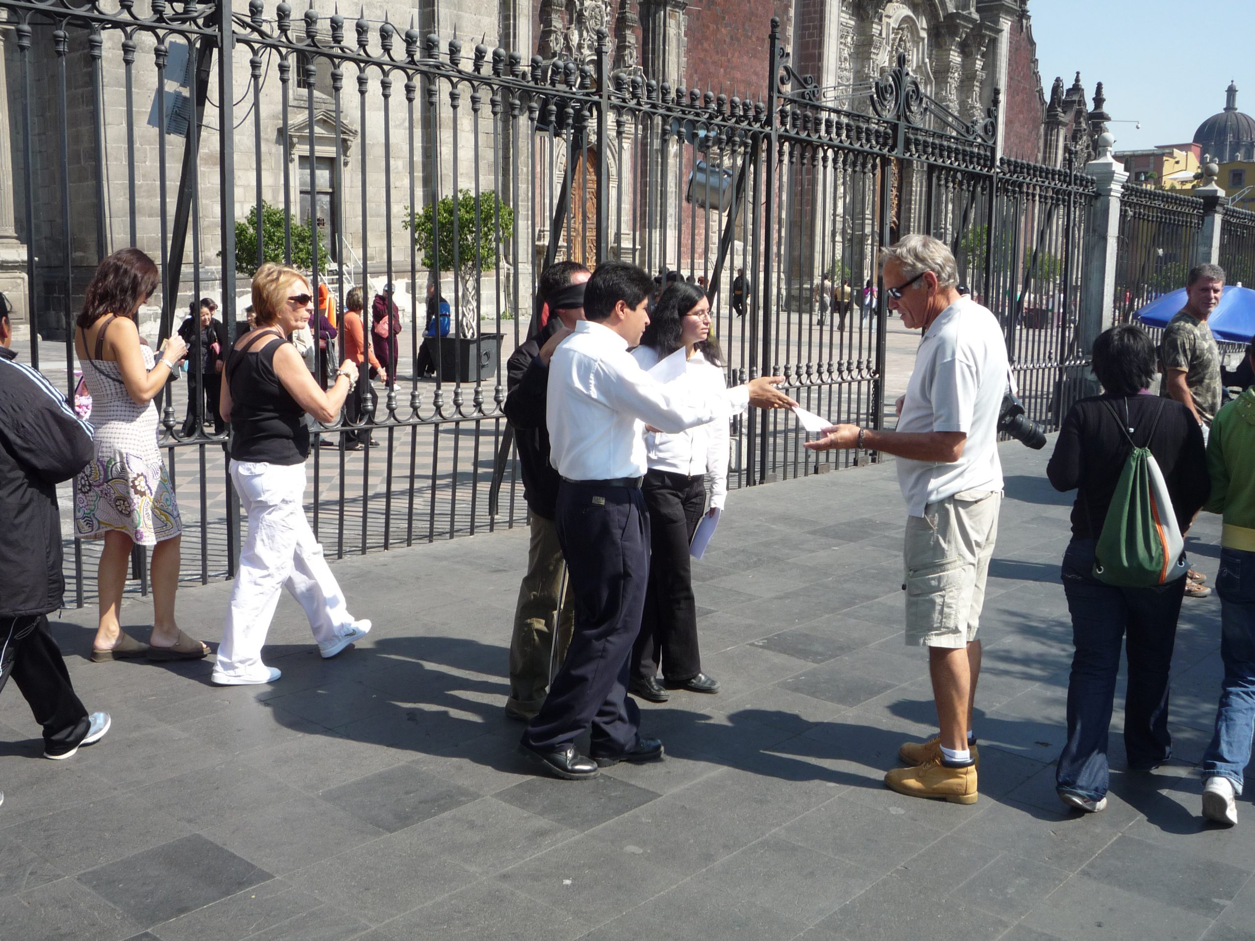 Conceptual Art for the Blind - Public Intervention with Braille Flyers