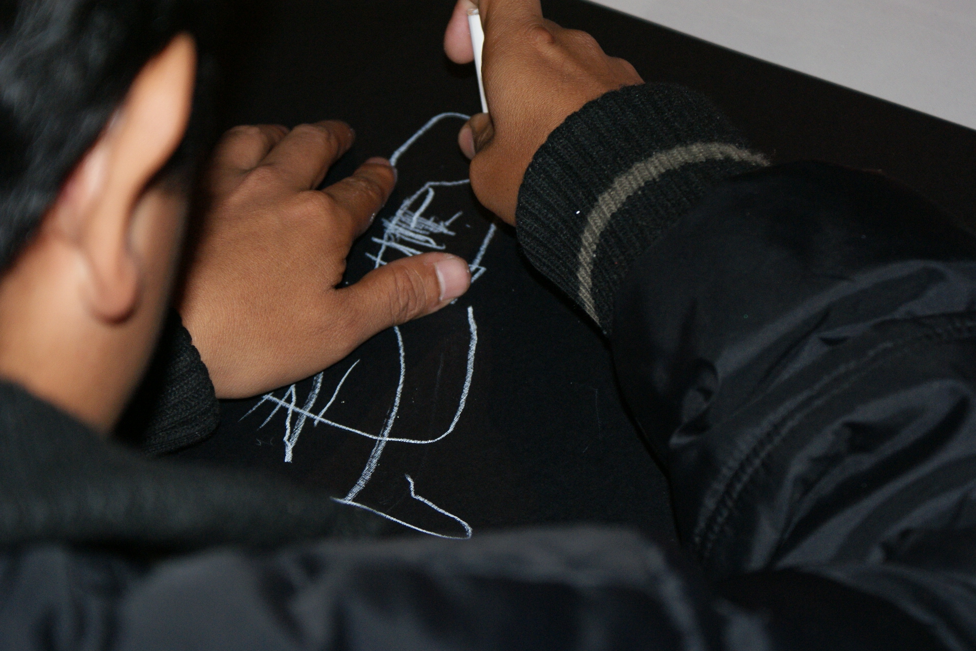 Conceptual Art for the Blind - Jesus Heals the Blind as Drawn by the Blind