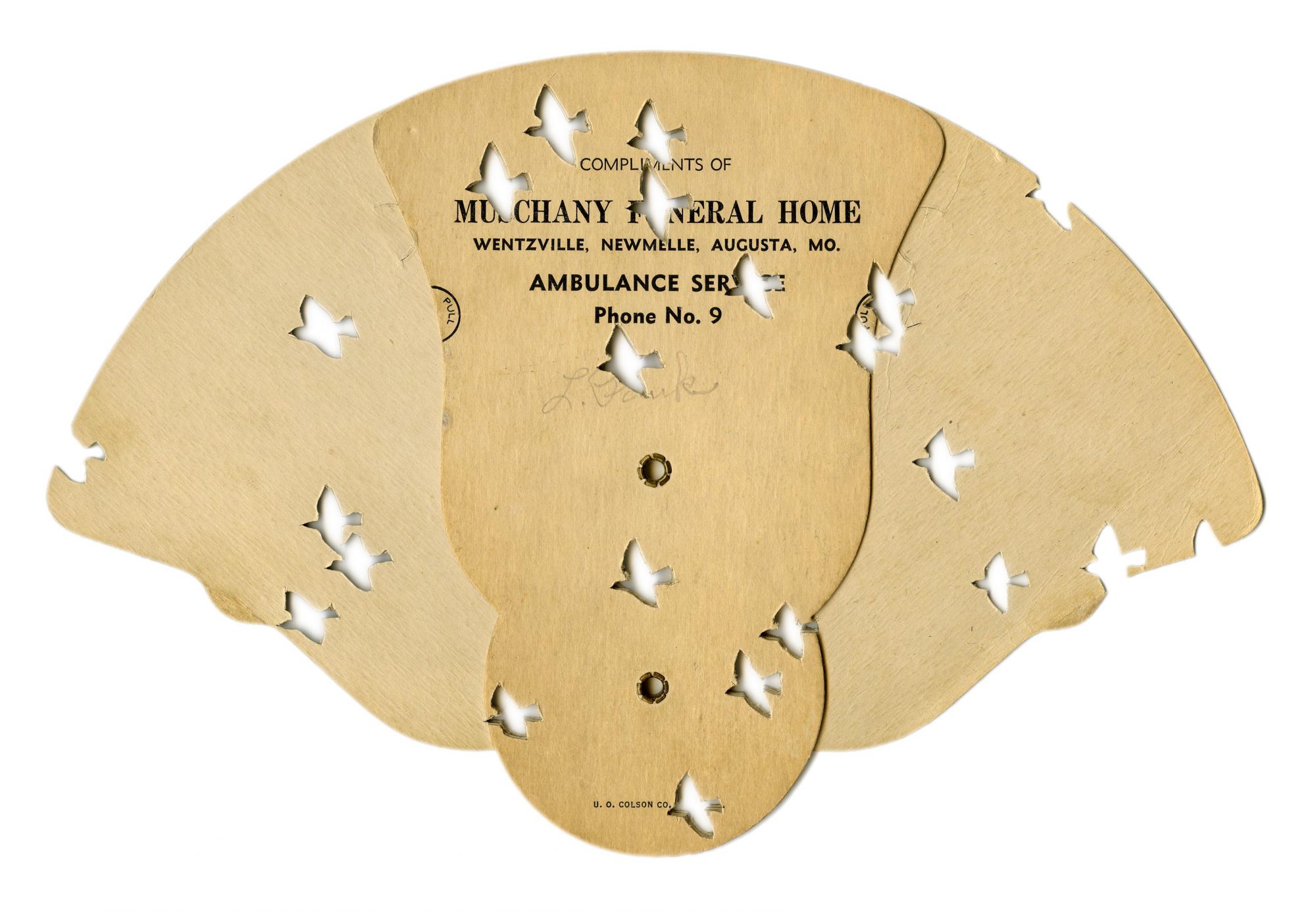 Bird Flew (Muschany Funeral Home front)