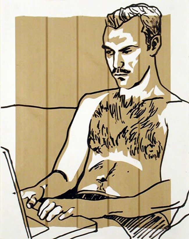 Man at Computer (drawings)