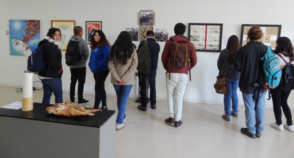 CALEUCHE exhibition opening, Universidad Bio-Bio, Concepción Chile